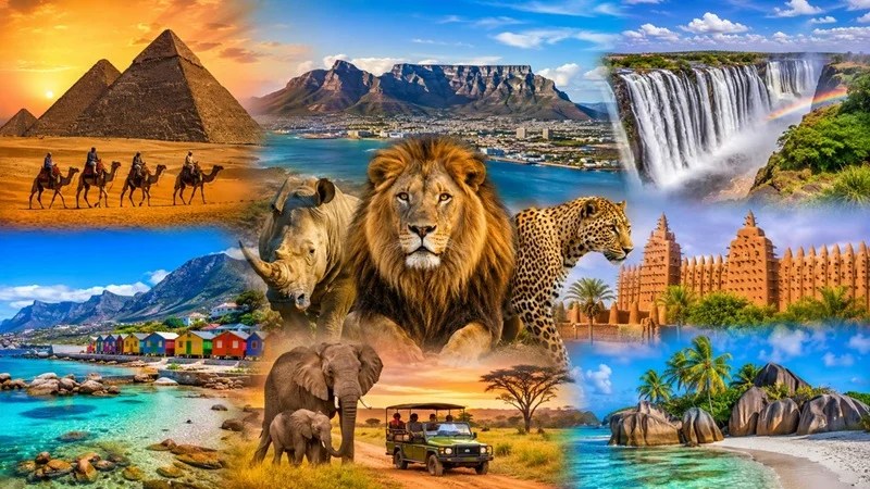 Africa travel destinations and famous tourist attractions